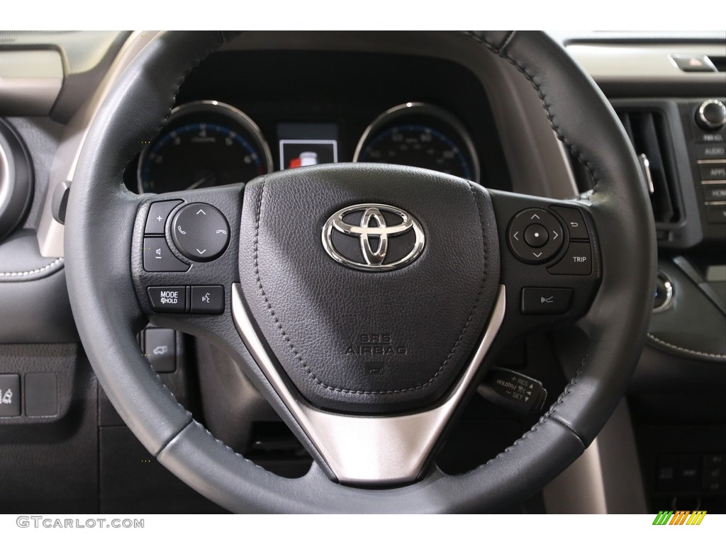 2017 RAV4 Limited AWD - Blizzard Pearl White / Black photo #7