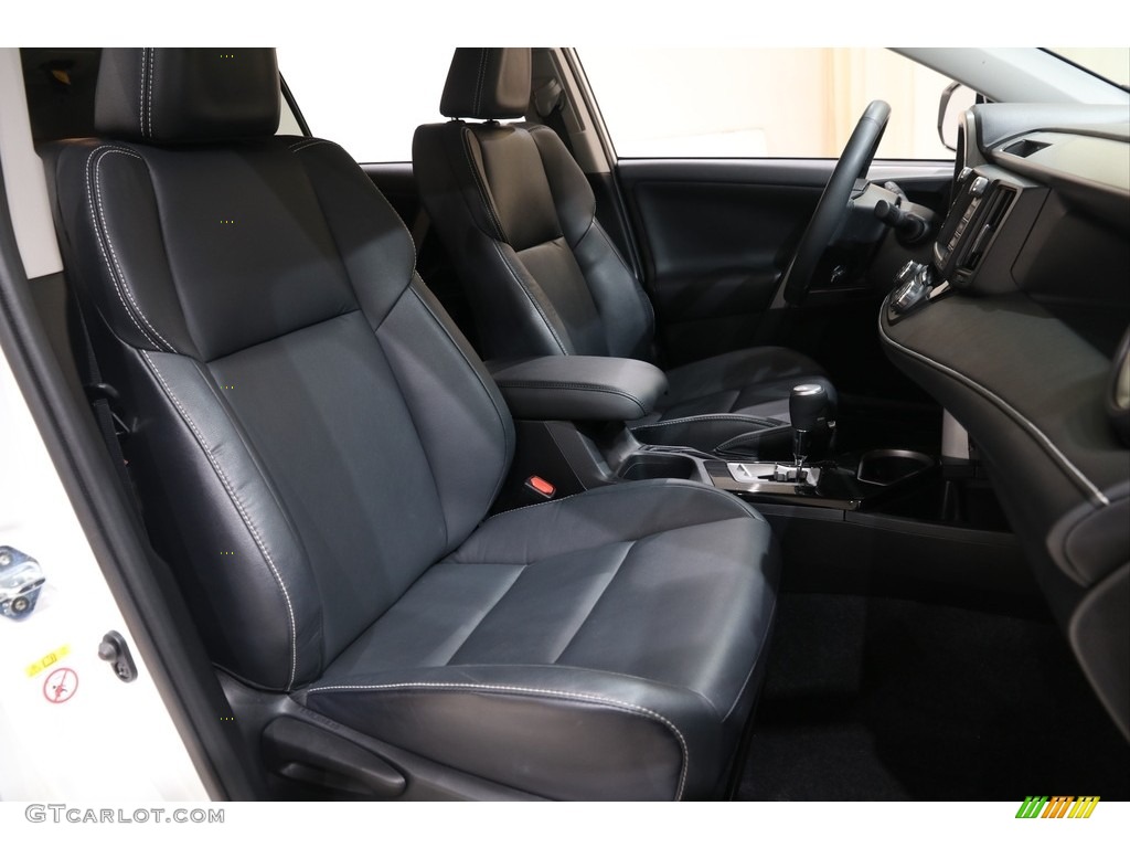 2017 RAV4 Limited AWD - Blizzard Pearl White / Black photo #15