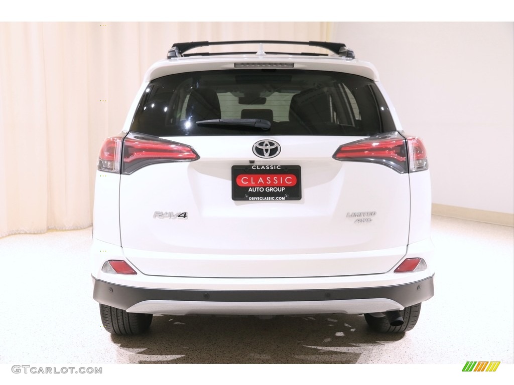 2017 RAV4 Limited AWD - Blizzard Pearl White / Black photo #18