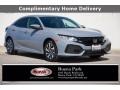 2019 Sonic Gray Pearl Honda Civic LX Hatchback  photo #1