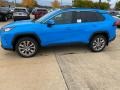 Blue Flame 2021 Toyota RAV4 XLE Premium AWD