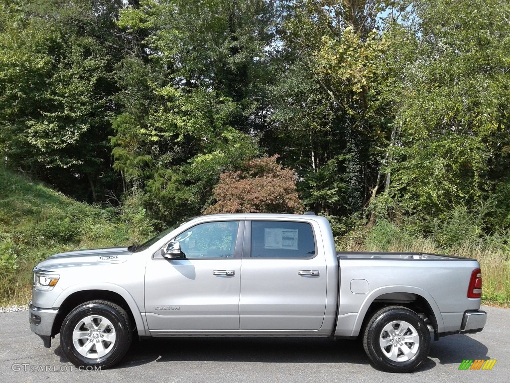 Billet Silver Metallic 2021 Ram 1500 Laramie Crew Cab 4x4 Exterior Photo #139893630