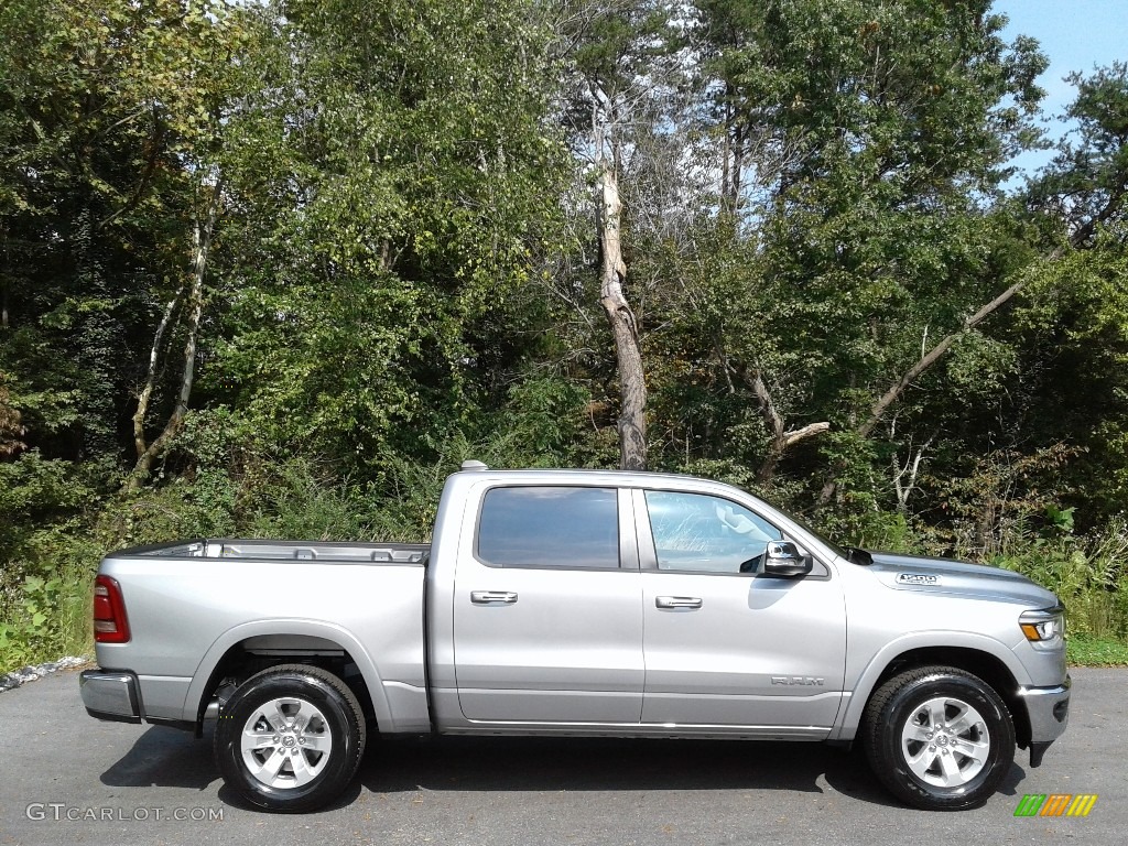 Billet Silver Metallic 2021 Ram 1500 Laramie Crew Cab 4x4 Exterior Photo #139893744