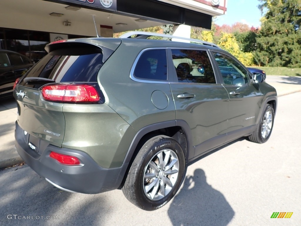 2018 Cherokee Limited 4x4 - Olive Green Pearl / Black photo #2
