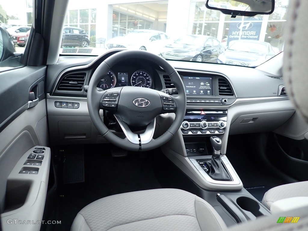 Gray Interior 2020 Hyundai Elantra Value Edition Photo #139893978