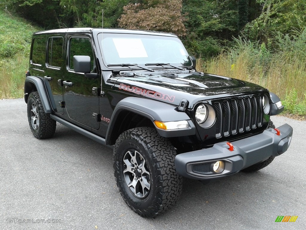 Black 2021 Jeep Wrangler Unlimited Rubicon 4x4 Exterior Photo #139894542