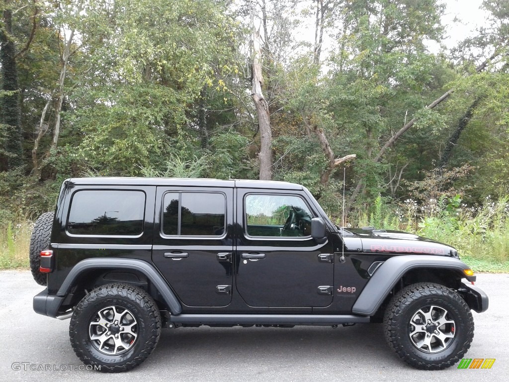 Black 2021 Jeep Wrangler Unlimited Rubicon 4x4 Exterior Photo #139894569