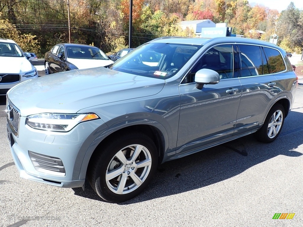 2020 XC90 T6 AWD Momentum - Pebble Gray Metallic / Charcoal photo #8