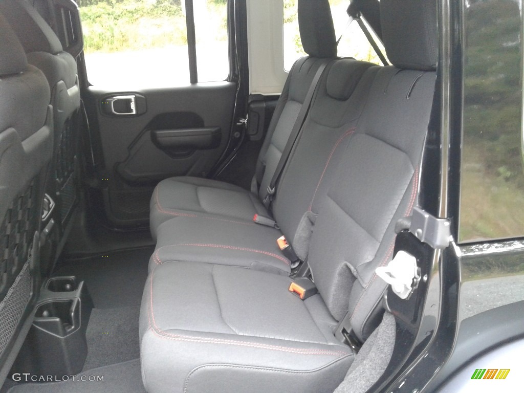 Black Interior 2021 Jeep Wrangler Unlimited Rubicon 4x4 Photo #139894758