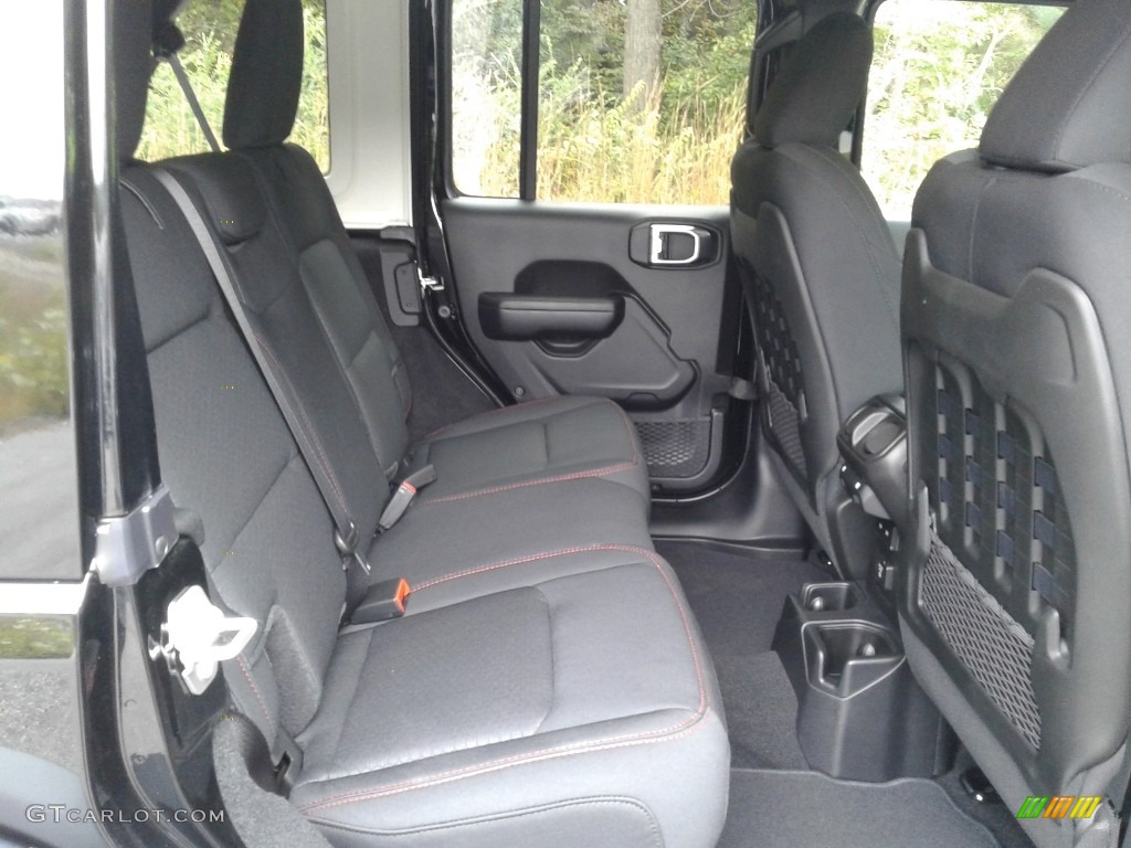 Black Interior 2021 Jeep Wrangler Unlimited Rubicon 4x4 Photo #139894809