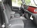 Black 2021 Jeep Wrangler Unlimited Rubicon 4x4 Interior Color