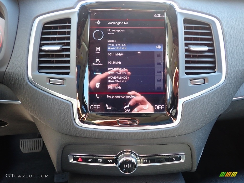 2020 XC90 T6 AWD Momentum - Pebble Gray Metallic / Charcoal photo #24