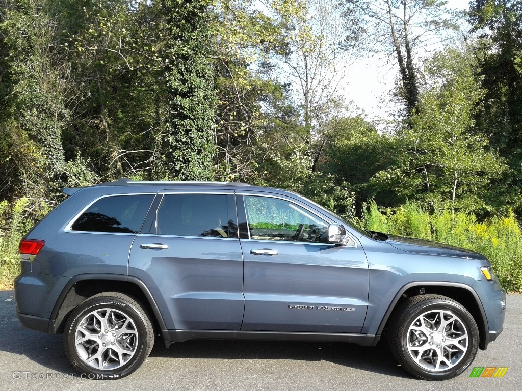 Slate Blue Pearl 2021 Jeep Grand Cherokee Limited 4x4 Exterior Photo #139895322
