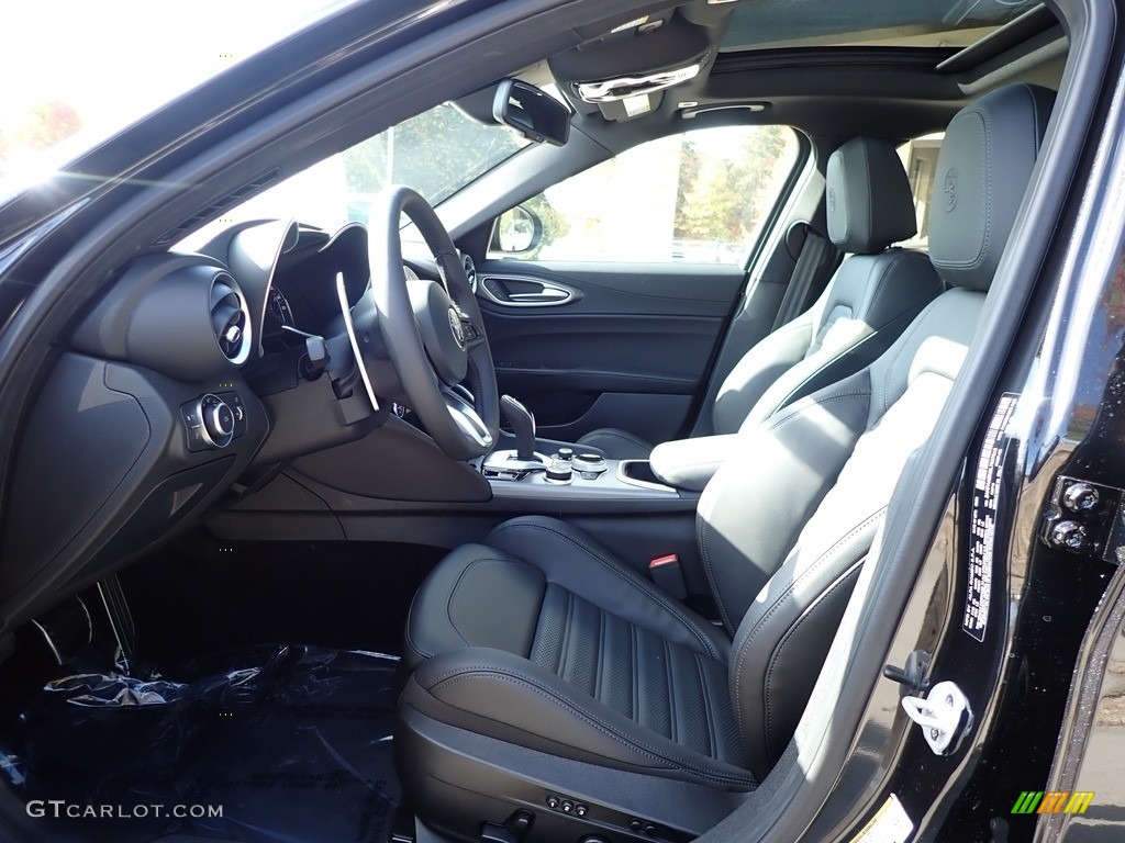 Black Interior 2020 Alfa Romeo Giulia TI Sport AWD Photo #139895634