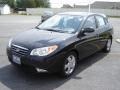 2009 Black Pearl Hyundai Elantra SE Sedan  photo #3