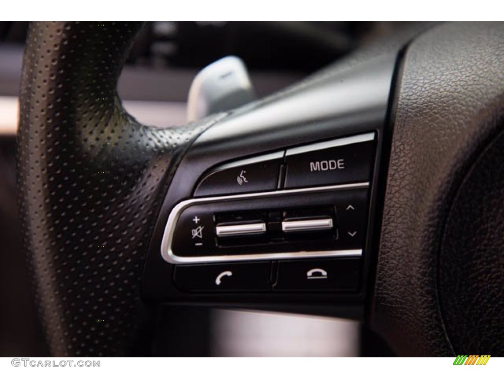 2019 Kia Stinger GT Black Steering Wheel Photo #139895931