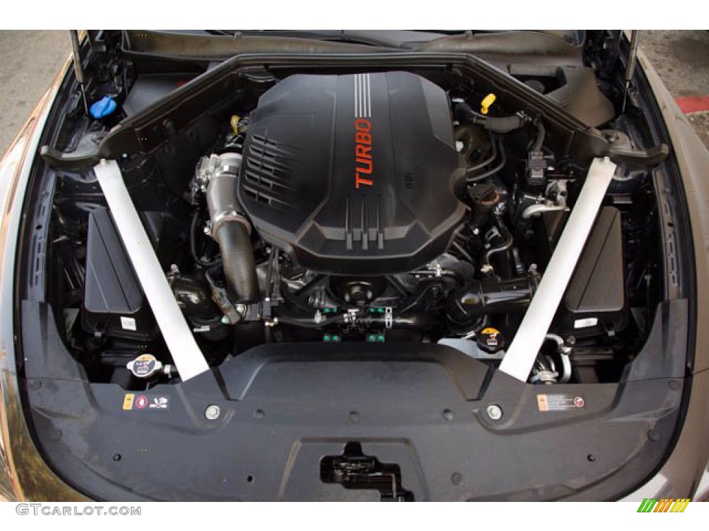 2019 Kia Stinger GT 3.3 Liter GDI Turbocharged DOHC 24-Valve CVVT V6 Engine Photo #139896273