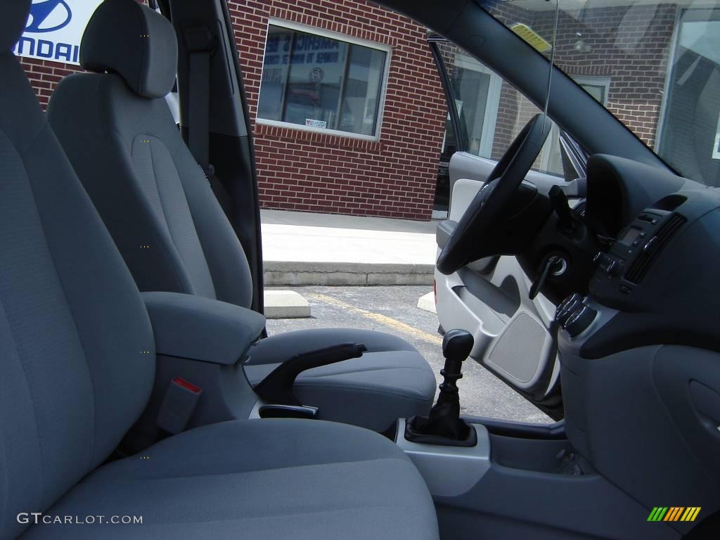 2009 Elantra SE Sedan - Black Pearl / Gray photo #14