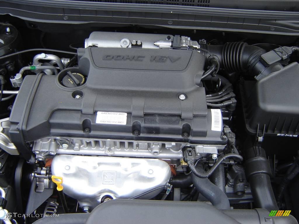2009 Elantra SE Sedan - Black Pearl / Gray photo #15