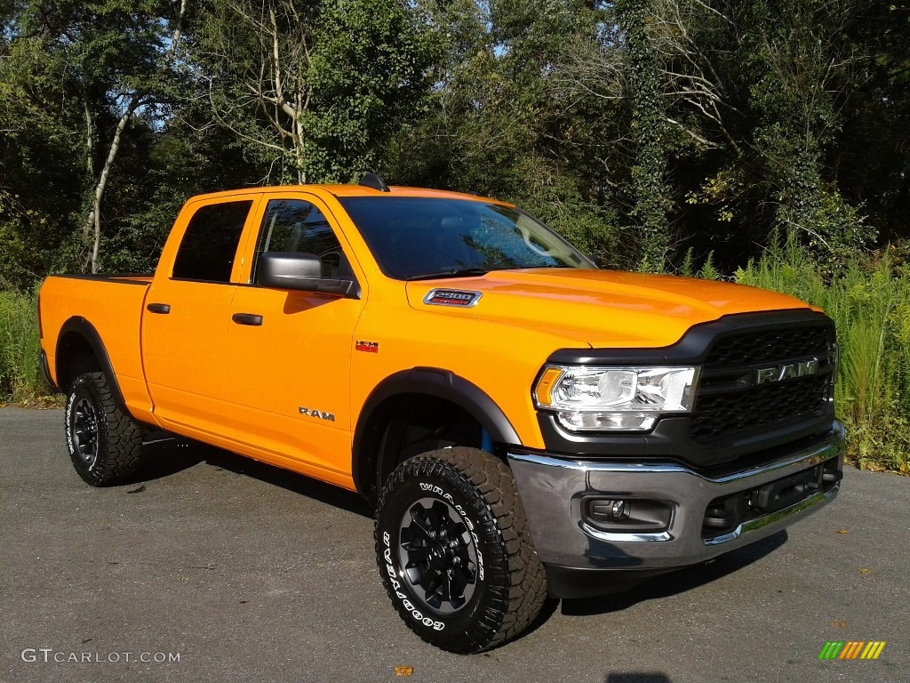 2020 2500 Power Wagon Crew Cab 4x4 - Omaha Orange / Black photo #4