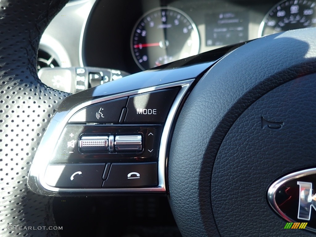 2021 Kia Forte GT-Line Black Steering Wheel Photo #139897383