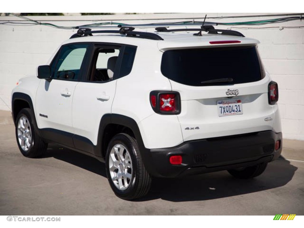 2017 Renegade Latitude 4x4 - Alpine White / Bark Brown/Ski Grey photo #2