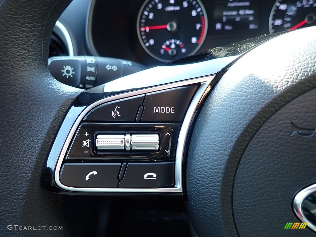 2021 Kia Forte LXS Black Steering Wheel Photo #139898658