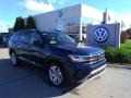 Tourmaline Blue Metallic 2021 Volkswagen Atlas SE 4Motion