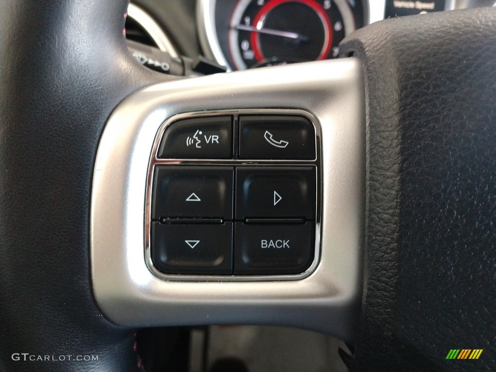 2018 Dodge Journey GT AWD Black Steering Wheel Photo #139900202