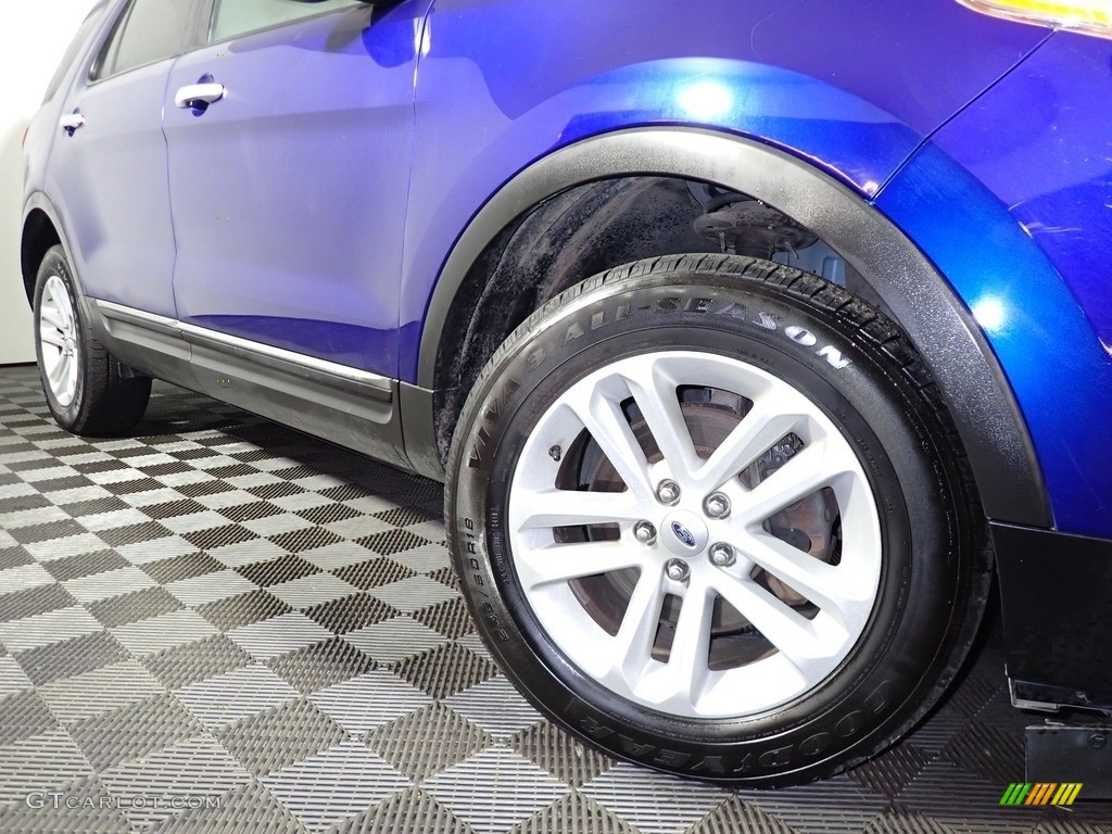 2013 Explorer XLT 4WD - Deep Impact Blue Metallic / Charcoal Black photo #3