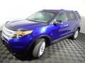 2013 Deep Impact Blue Metallic Ford Explorer XLT 4WD  photo #7