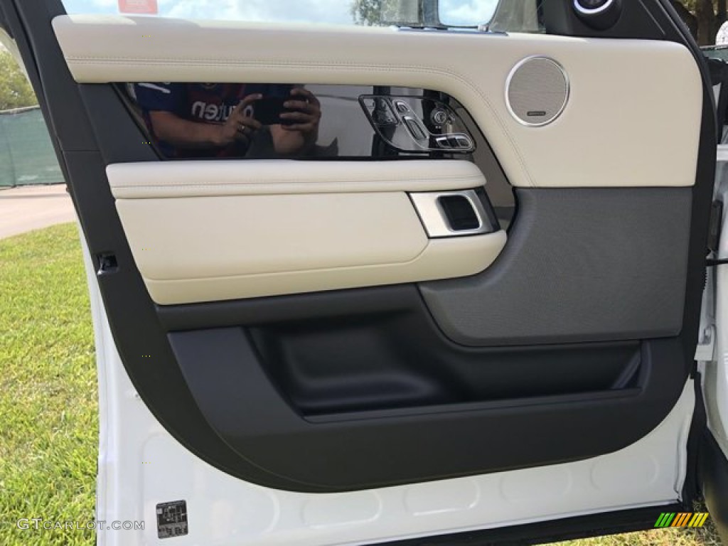 2021 Land Rover Range Rover Westminster Ebony/Ivory Door Panel Photo #139901339