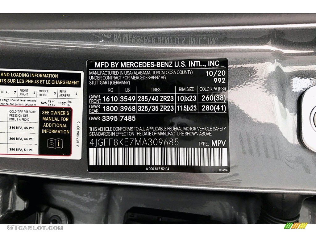 2021 GLS 63 AMG 4Matic - Selenite Gray Metallic / Black photo #11