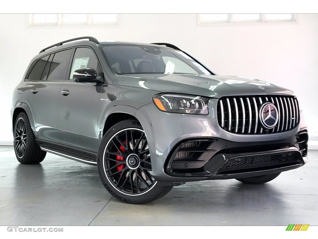 Selenite Gray Metallic 2021 Mercedes-Benz GLS 63 AMG 4Matic Exterior Photo #139901645