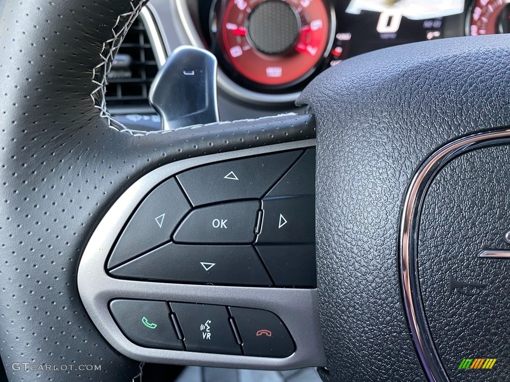 2020 Dodge Challenger SRT Hellcat Redeye Black Steering Wheel Photo #139902041
