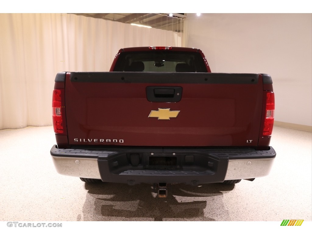 2013 Silverado 1500 LT Extended Cab 4x4 - Deep Ruby Metallic / Ebony photo #14