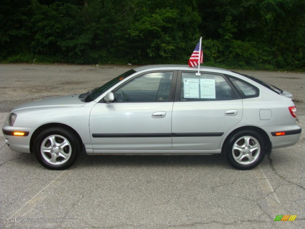 2006 Elantra GT Hatchback - Sterling Silver / Gray photo #2