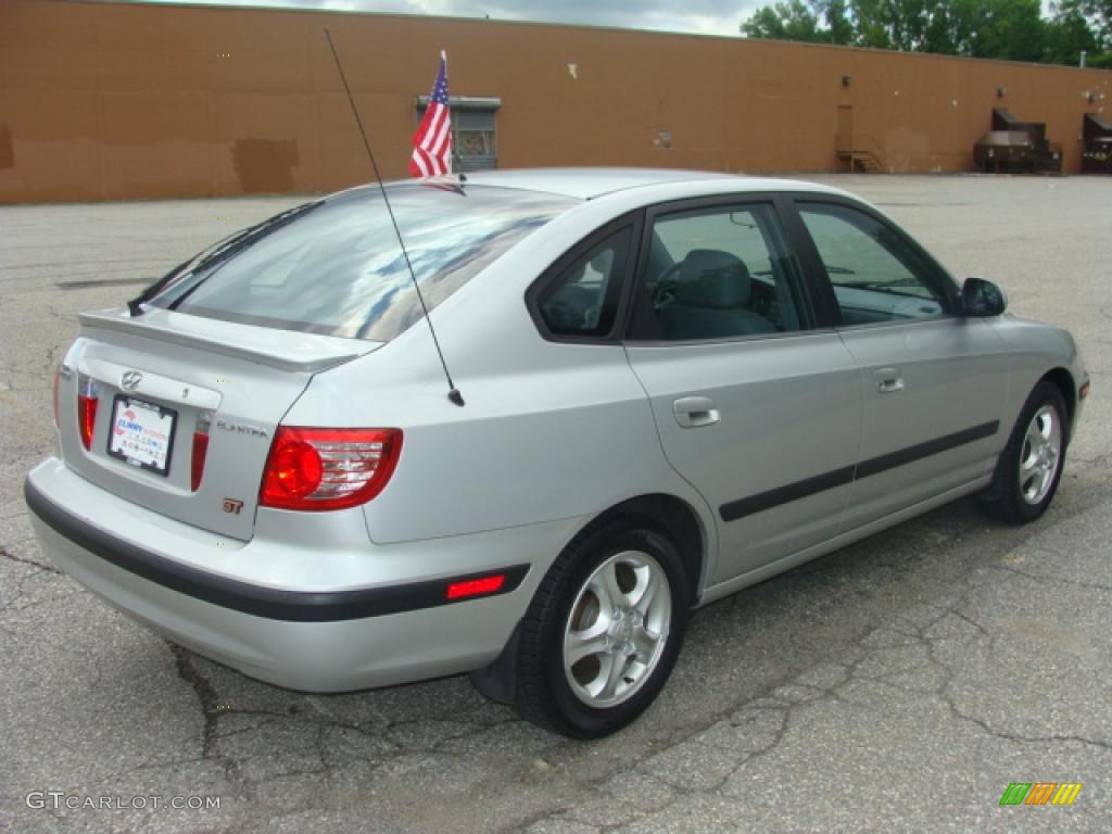 2006 Elantra GT Hatchback - Sterling Silver / Gray photo #5