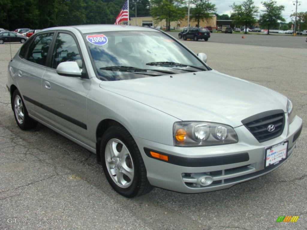 2006 Elantra GT Hatchback - Sterling Silver / Gray photo #7