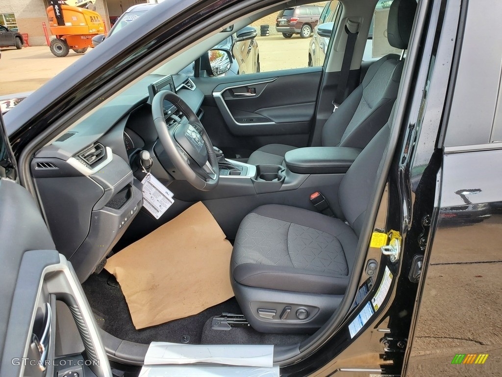 2021 RAV4 XLE AWD - Midnight Black Metallic / Black photo #2