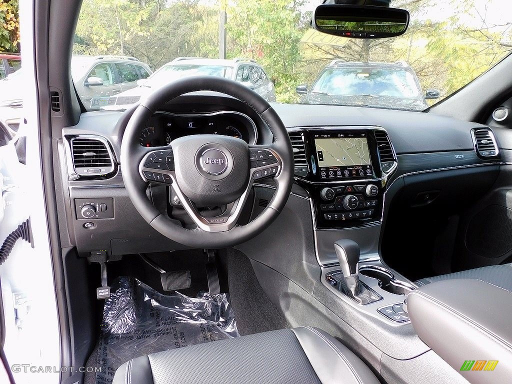 Black Interior 2021 Jeep Grand Cherokee Limited 4x4 Photo #139904930