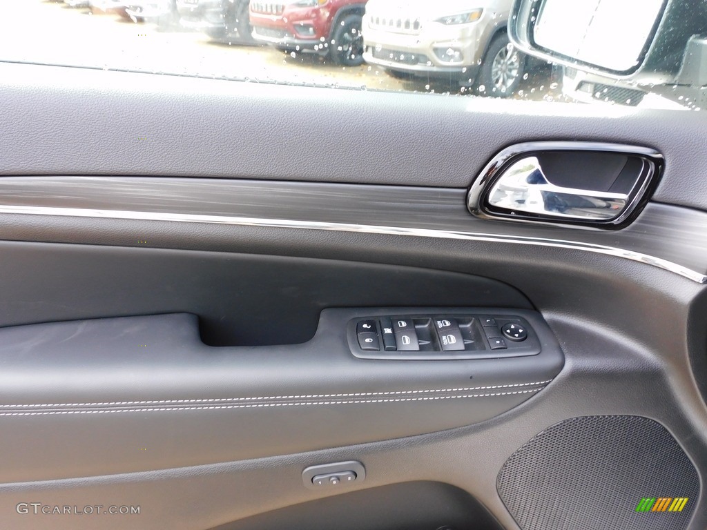 2021 Jeep Grand Cherokee Limited 4x4 Black Door Panel Photo #139904942