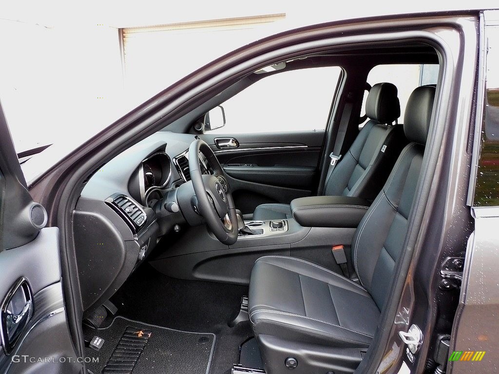 Black Interior 2021 Jeep Grand Cherokee Limited 4x4 Photo #139905632