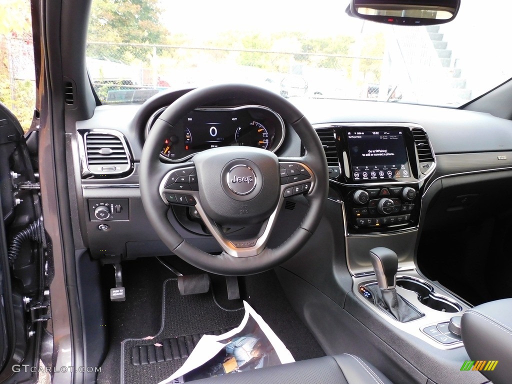 2021 Jeep Grand Cherokee Limited 4x4 Black Dashboard Photo #139905650