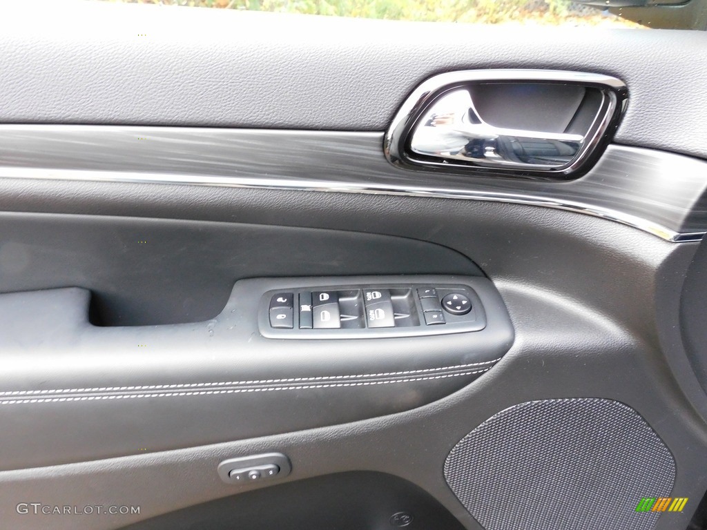 2021 Jeep Grand Cherokee Limited 4x4 Black Door Panel Photo #139905659