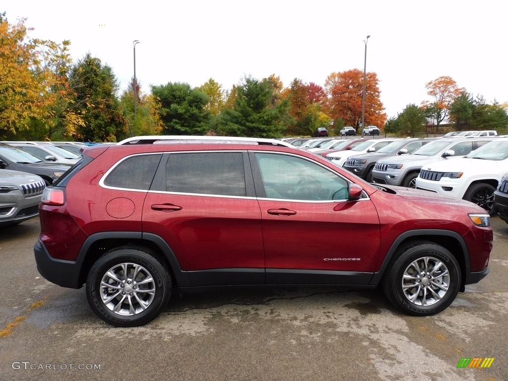 Velvet Red Pearl 2020 Jeep Cherokee Latitude Plus 4x4 Exterior Photo #139906274
