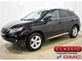 Obsidian Black 2010 Lexus RX 350 AWD