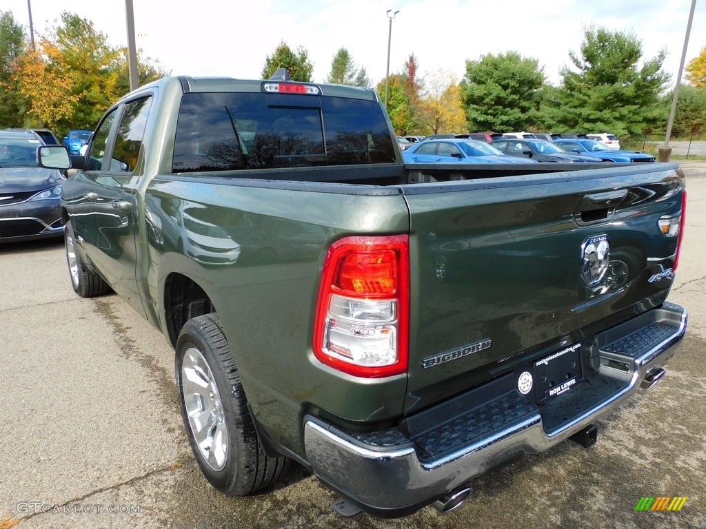 2021 1500 Big Horn Crew Cab 4x4 - Olive Green Pearl / Diesel Gray/Black photo #8