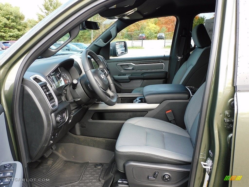 Diesel Gray/Black Interior 2021 Ram 1500 Big Horn Crew Cab 4x4 Photo #139906703