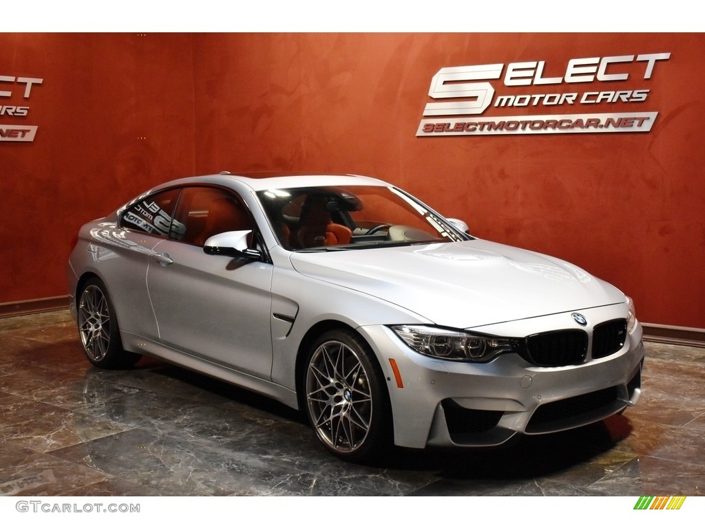 2016 M4 Coupe - Silverstone Metallic / Sakhir Orange/Black photo #3